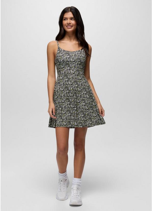 Wistful Winds Tank Dress Black Blossom