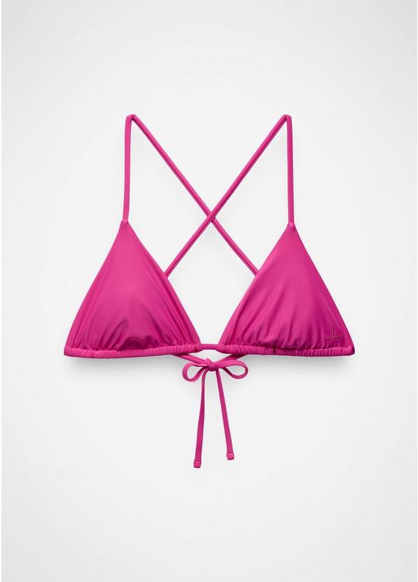 Hana Highway Triangle Swim Top Berry Beam