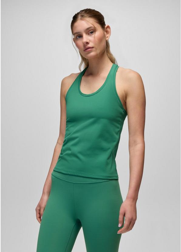 Luxara™ Racerback Long Tank Jade