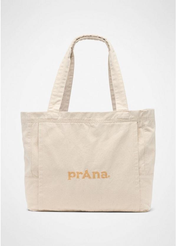 Horizen Canvas Tote Almond