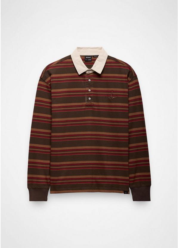 Rockblock Rugby Shirt Dark Roast