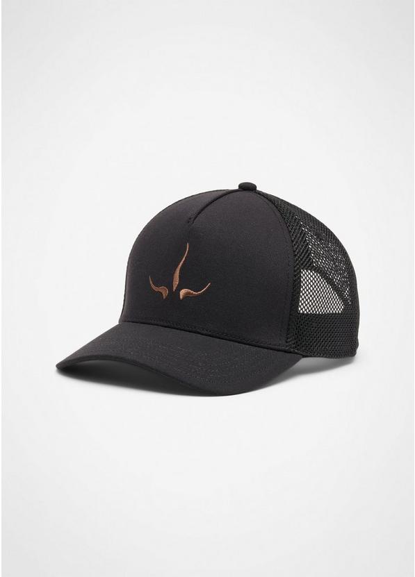Roads Ahead Embroidered Hat Black prAnaM Horns