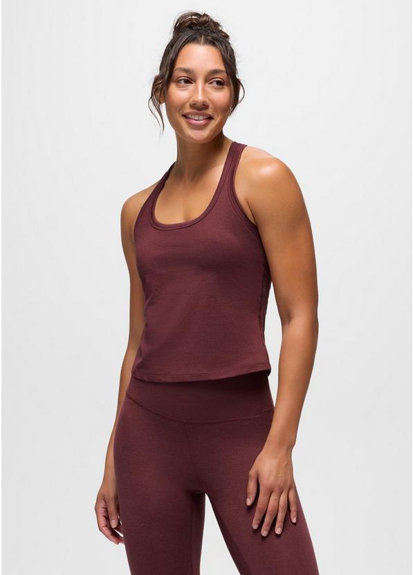 Heavana™ Racerback Tank Deep Vino Heather