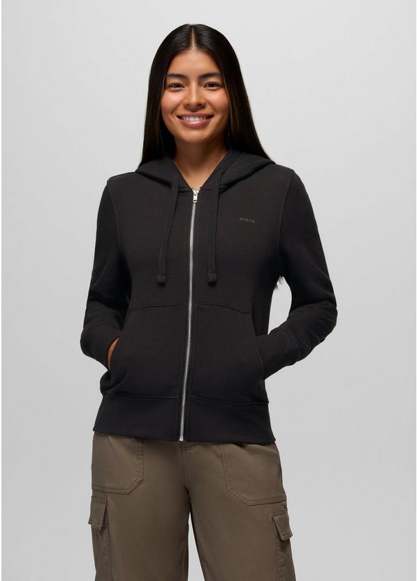 prAnaM Fleece Full Zip Hoodie Black