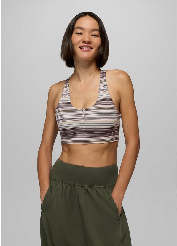 Heavana™ Henley Bra Almond Microstripe