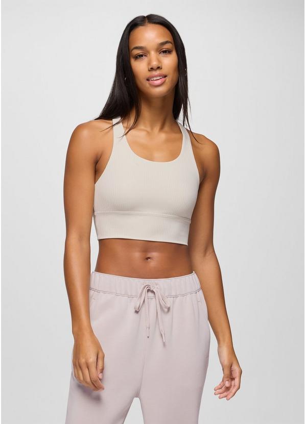 Luxara™ Rib Racerback Bralette Almond