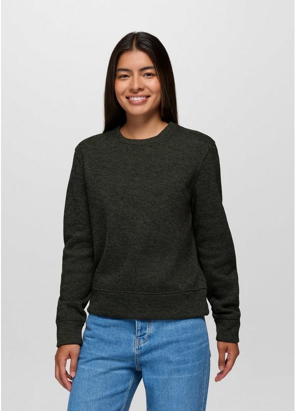 Two Harbors Sweater Crew Spruce Heather