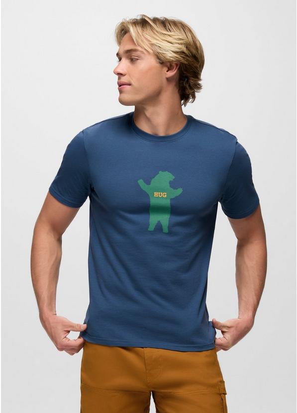 Bear Squeeze Journeyman Short Sleeve Graphic Tee Bluff Blue