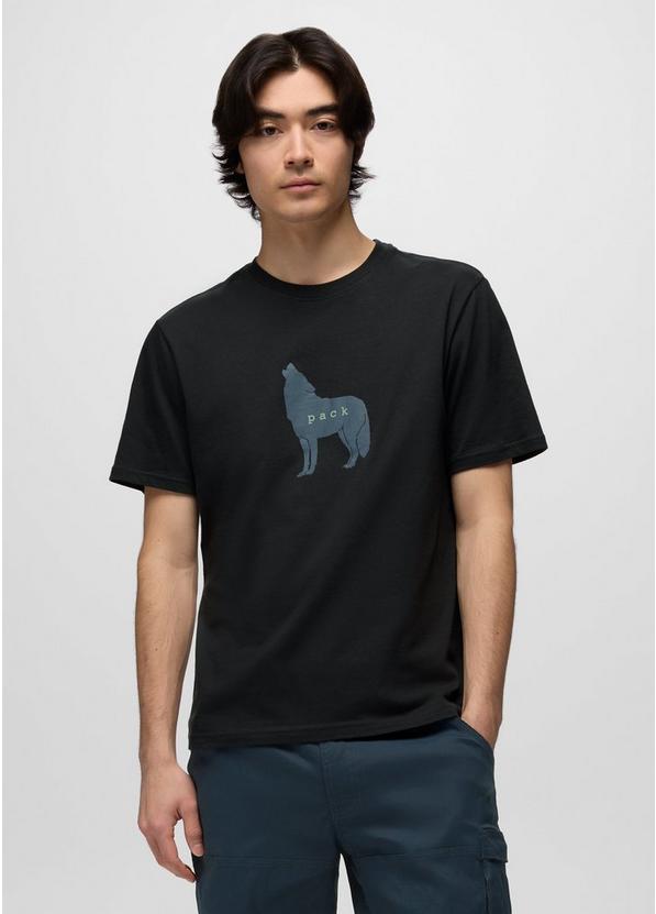 Wolf Pack Journeyman Short Sleeve Graphic Tee Black