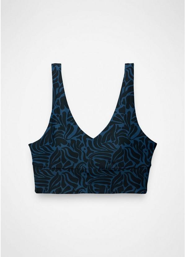 Summer Wave Reversible Swim Top Black Seaweed