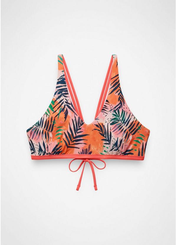 Mallorca Reversible Swim Top Papaya Island Fever