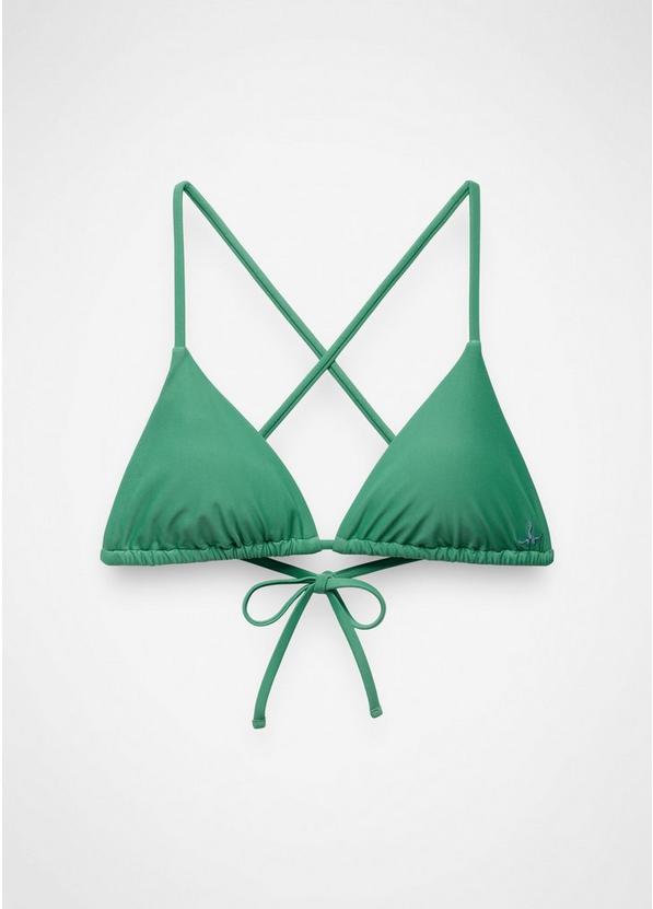 Hana Highway Triangle Swim Top Jade