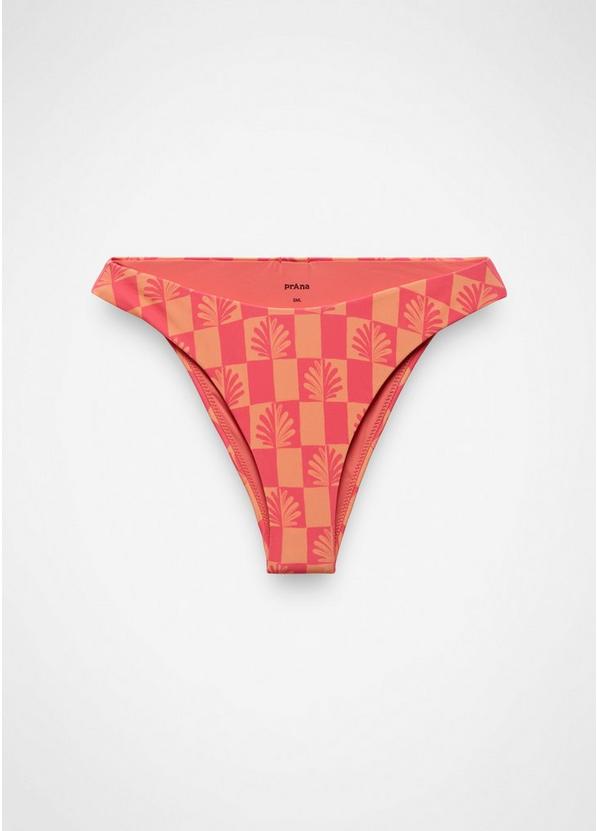 Lahari Classic Swim Bottom Guava Pop Checker