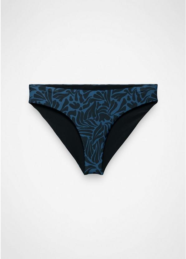 Mallorca Reversible Swim Bottom Black Seaweed