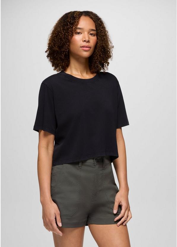 Everyday Crop Tee Black
