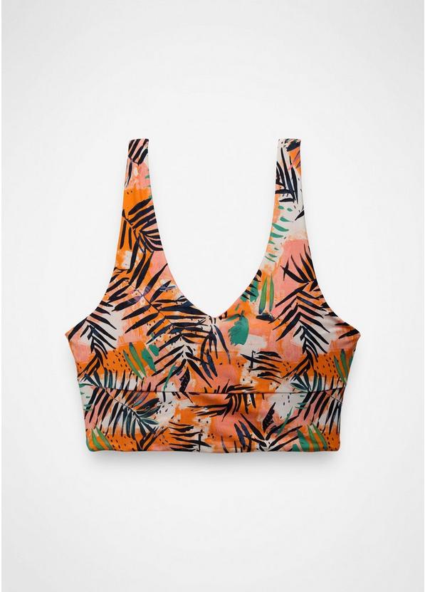 Summer Wave Reversible Swim Top Papaya Island Fever