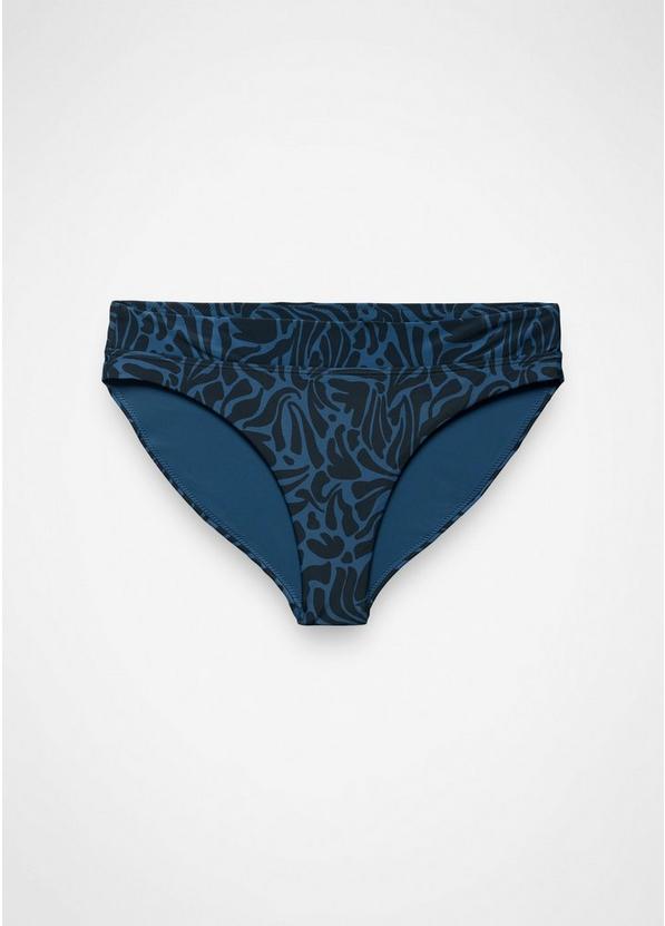 Summer Wave Swim Bottom Black Seaweed