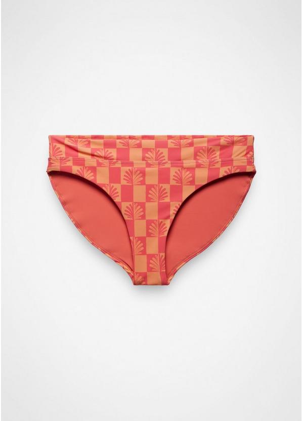 Summer Wave Swim Bottom Guava Pop Checker
