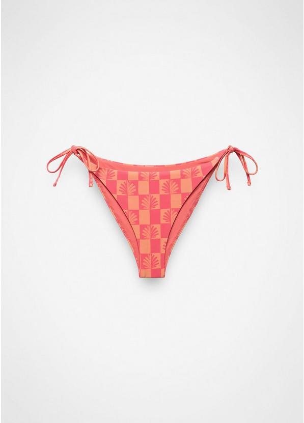 Hana Highway Swim Bottom Guava Pop Checker