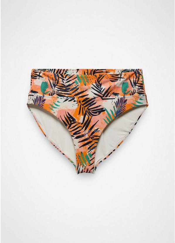 Summer Wave High Rise Swim Bottom Papaya Island Fever