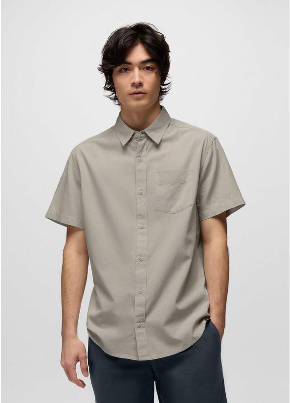 Metador Solid Short Sleeve Shirt River Rock