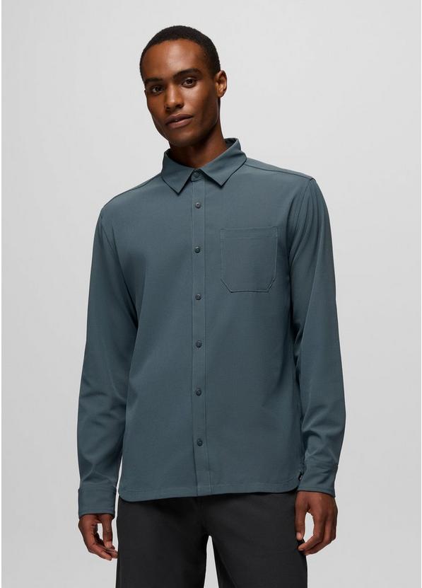 Hybridizer Long Sleeve Shirt Grey Blue