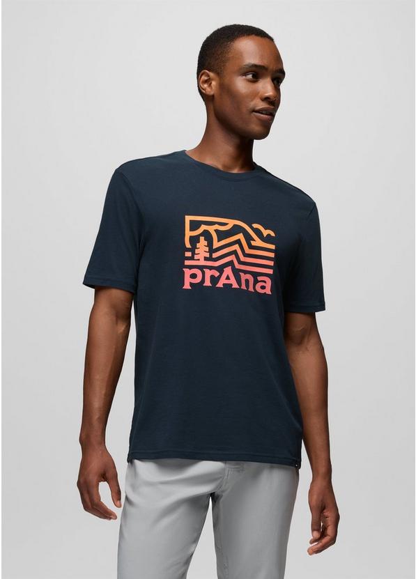 prAnaM Peak Path Short Sleeve Graphic Tee Nautical
