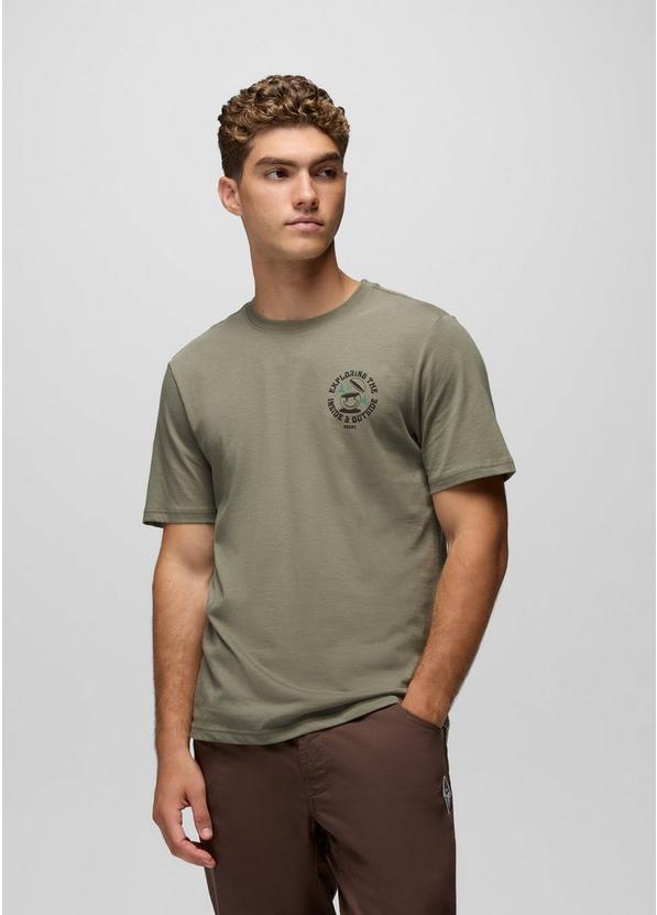 prAnaM Inward Journey Short Sleeve Graphic Tee Sage