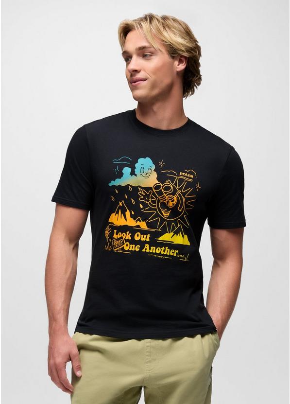 prAnaM Lifeworks Short Sleeve Graphic Tee Black