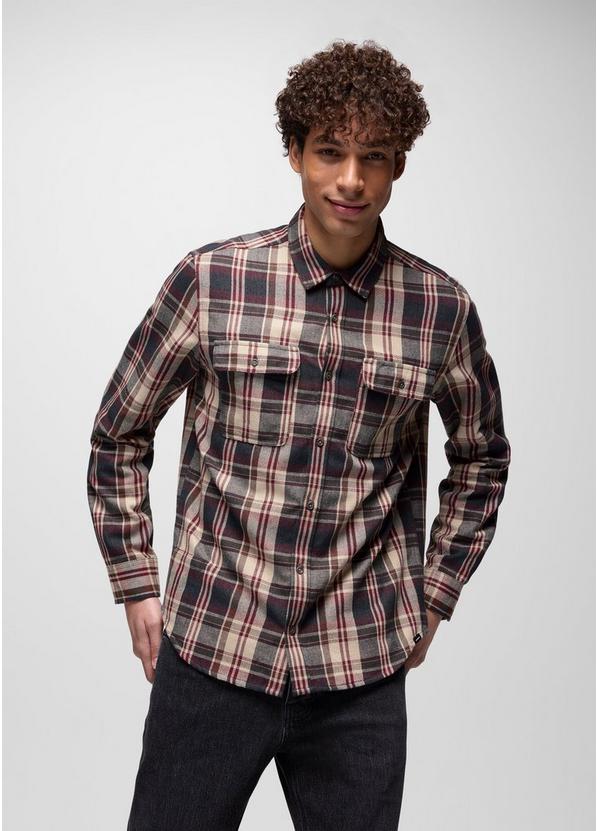 Westbrook Flannel Shirt Deep Vino