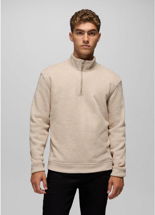 Two Harbors 1/4 Zip Sweater Oatmeal Heather