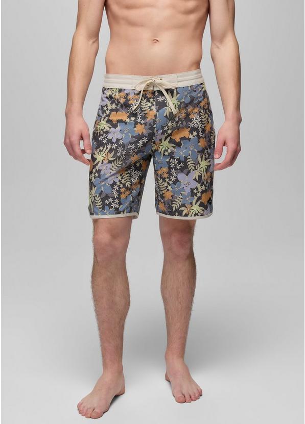 prAnaM Vintage Boardshort Black Summer Nights