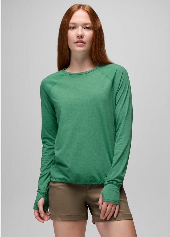 Eileen Cinch Long Sleeve Top Jade