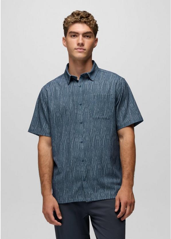 Hybridizer Short Sleeve Shirt Bluff Blue Seashells