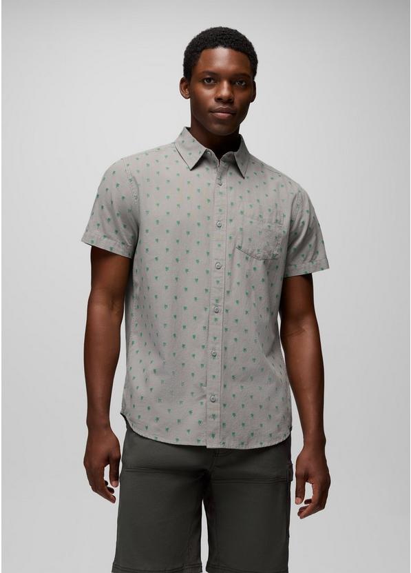 Metador Short Sleeve Shirt Sterling Palm Trees