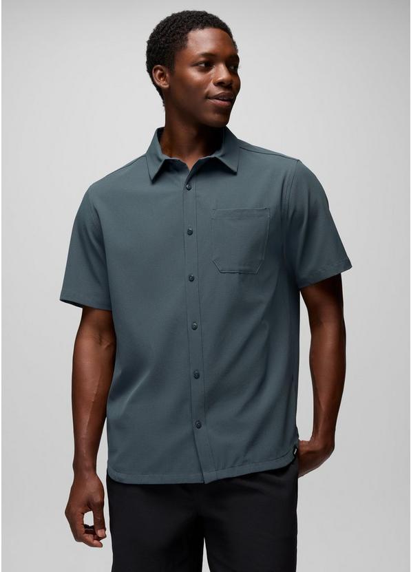 Hybridizer Short Sleeve Shirt Grey Blue