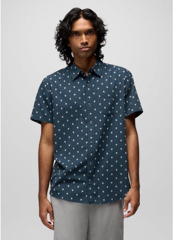 Metador Short Sleeve Shirt Nautical Palm Trees