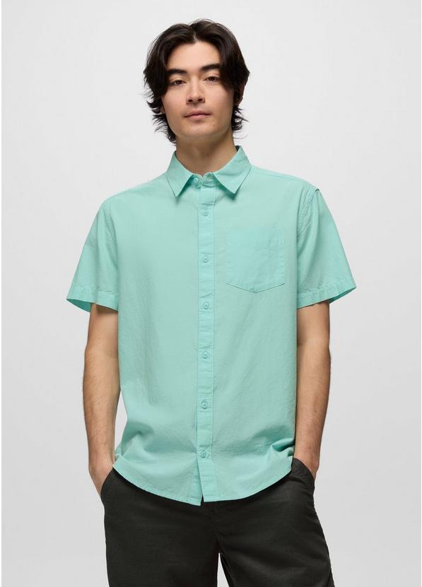 Metador Solid Short Sleeve Shirt Sea Glass