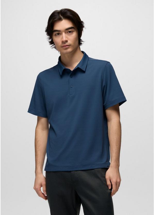 Rotator Short Sleeve Polo Bluff Blue