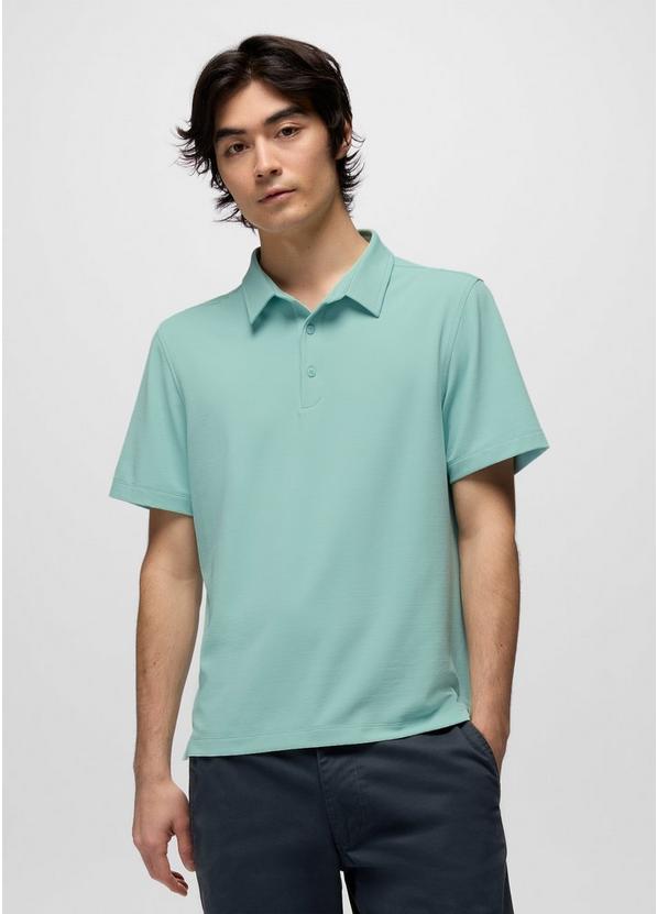 Rotator Short Sleeve Polo Sea Glass
