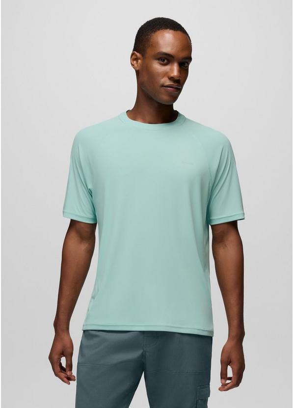 Sol Shade Short Sleeve Crew Sea Glass