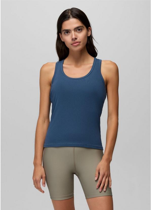Pure Ascent Racerback Tank Bluff Blue