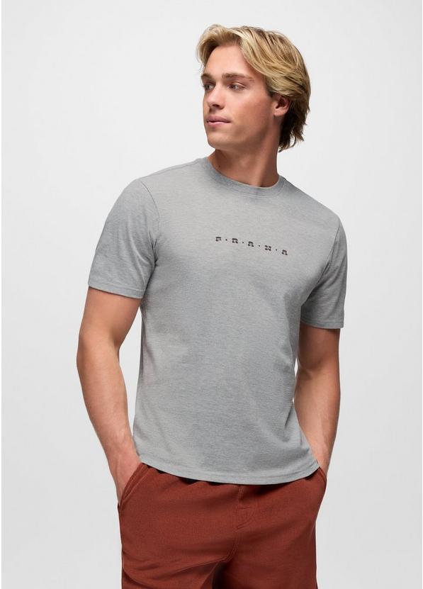 prAnaM Valley Lookout Short Sleeve Graphic Tee Heather Grey
