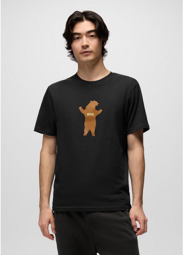 Bear Squeeze Journeyman Short Sleeve Graphic Tee Black