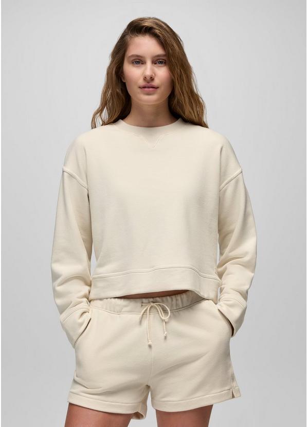 DreamTerry Crew Sweatshirt Beach Pebble