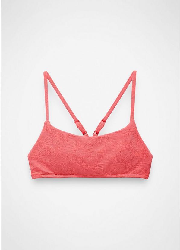 Lahari Sunburst Swim Top Guava Pop