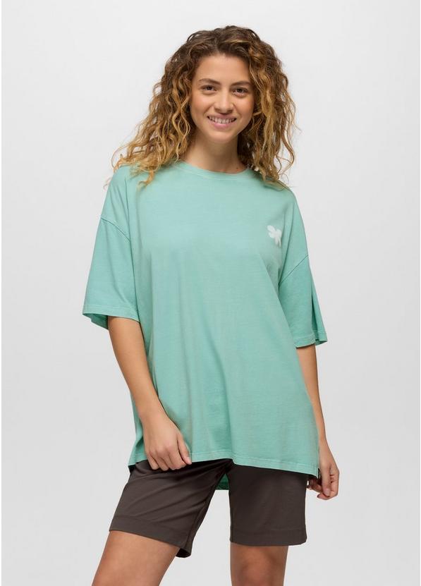 Everyday Botanical Oversize Graphic Tee Sea Glass