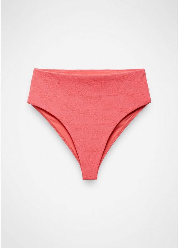 Lahari Sunburst High Rise Swim Bottom Guava Pop