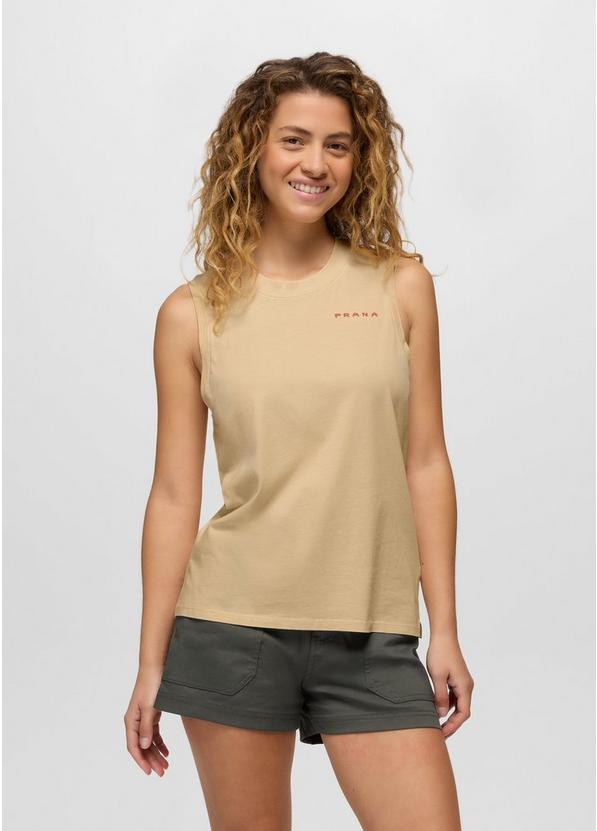 Everyday Paradise Creek Graphic Tank Wheat