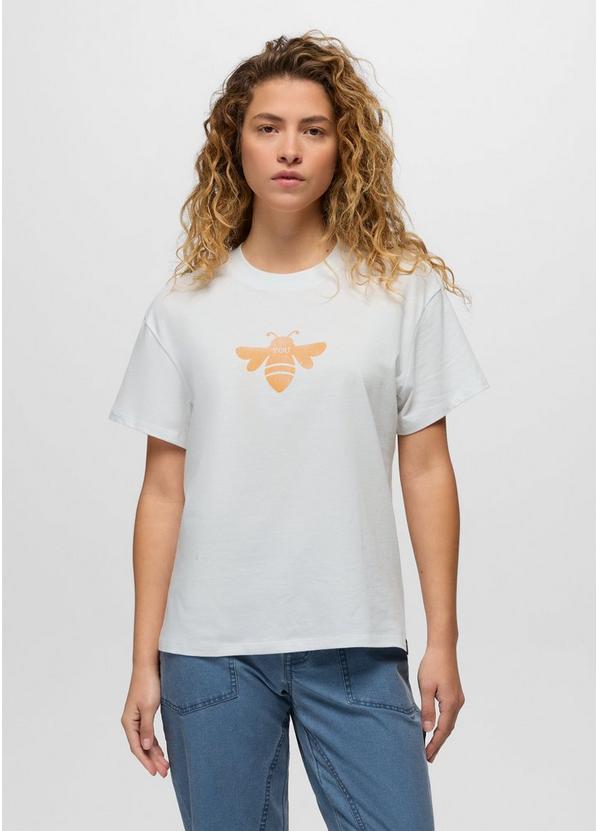 Bee Journeyman Short Sleeve Graphic Tee Soft White
